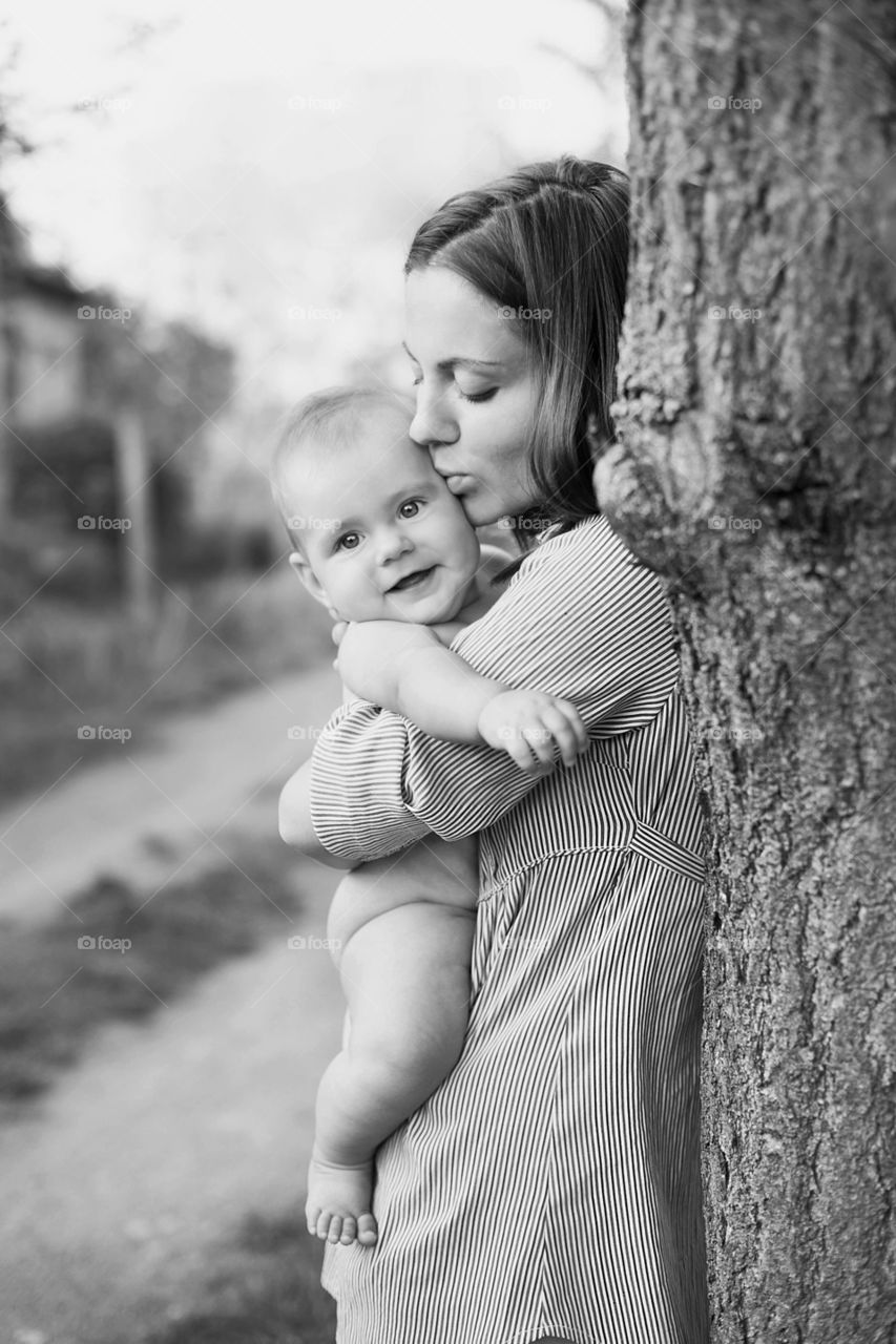 Mom and daughter 