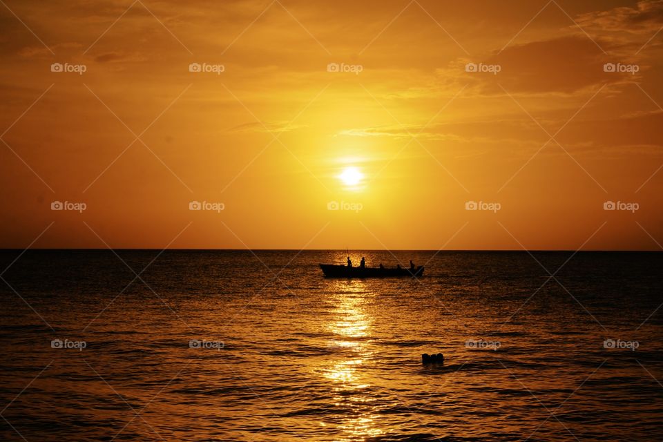 Sunset, Water, Dawn, Sea, Sun