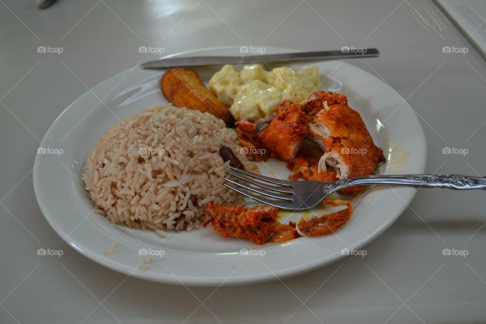 Belizean meal