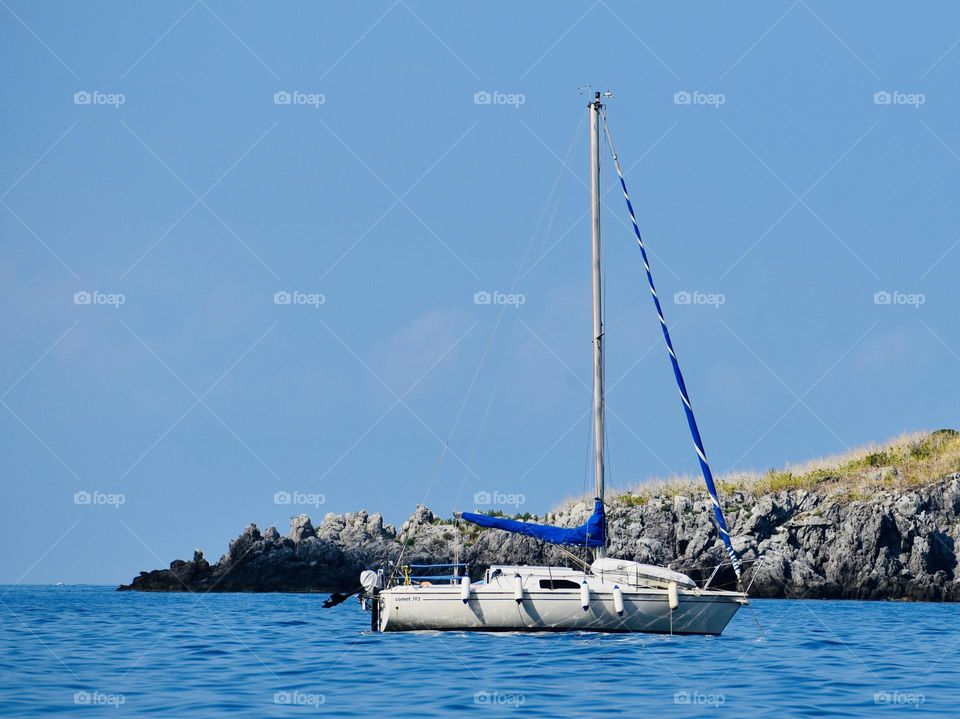 Boat on a calm sea