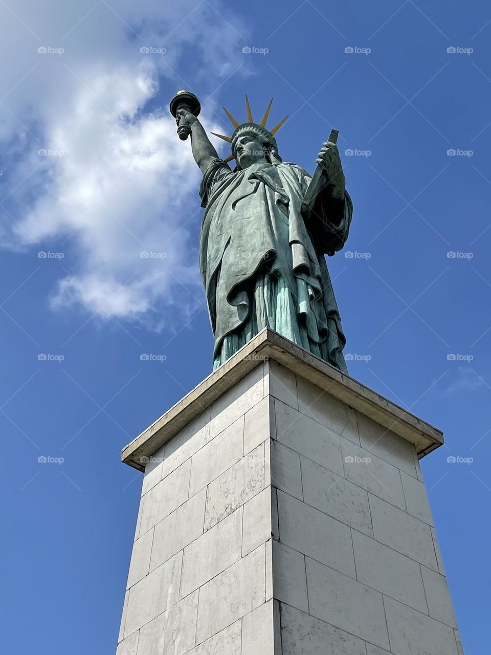 Statue of Liberty in Paris, France 