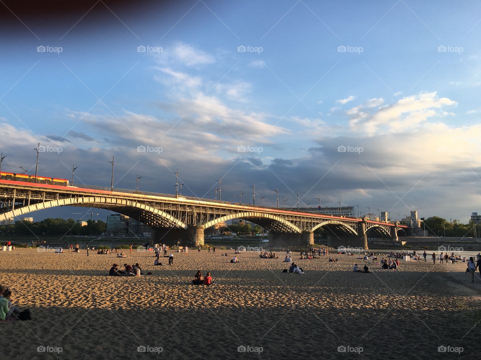 
Warsaw bridge