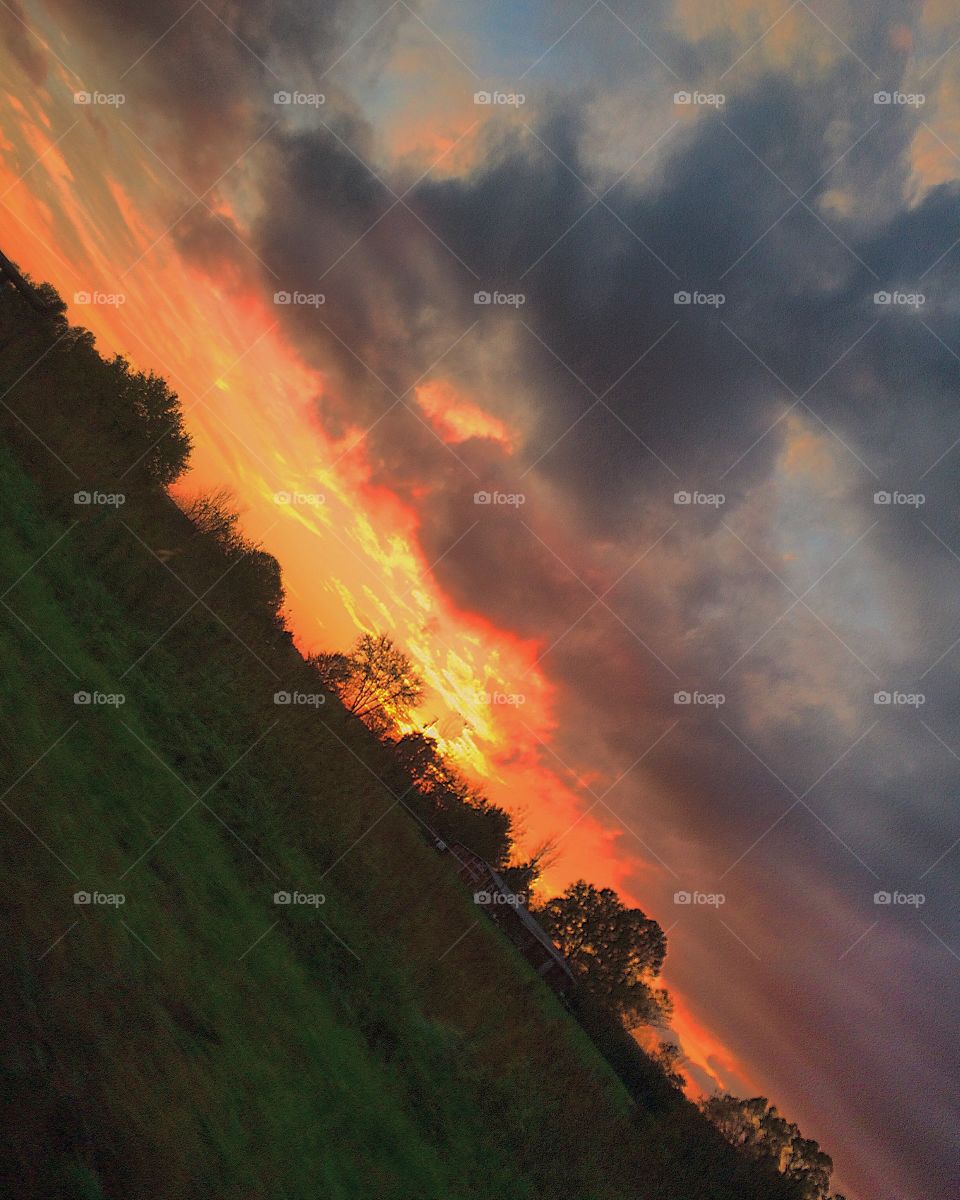 Blessed with my eye sight. I love sunsets 