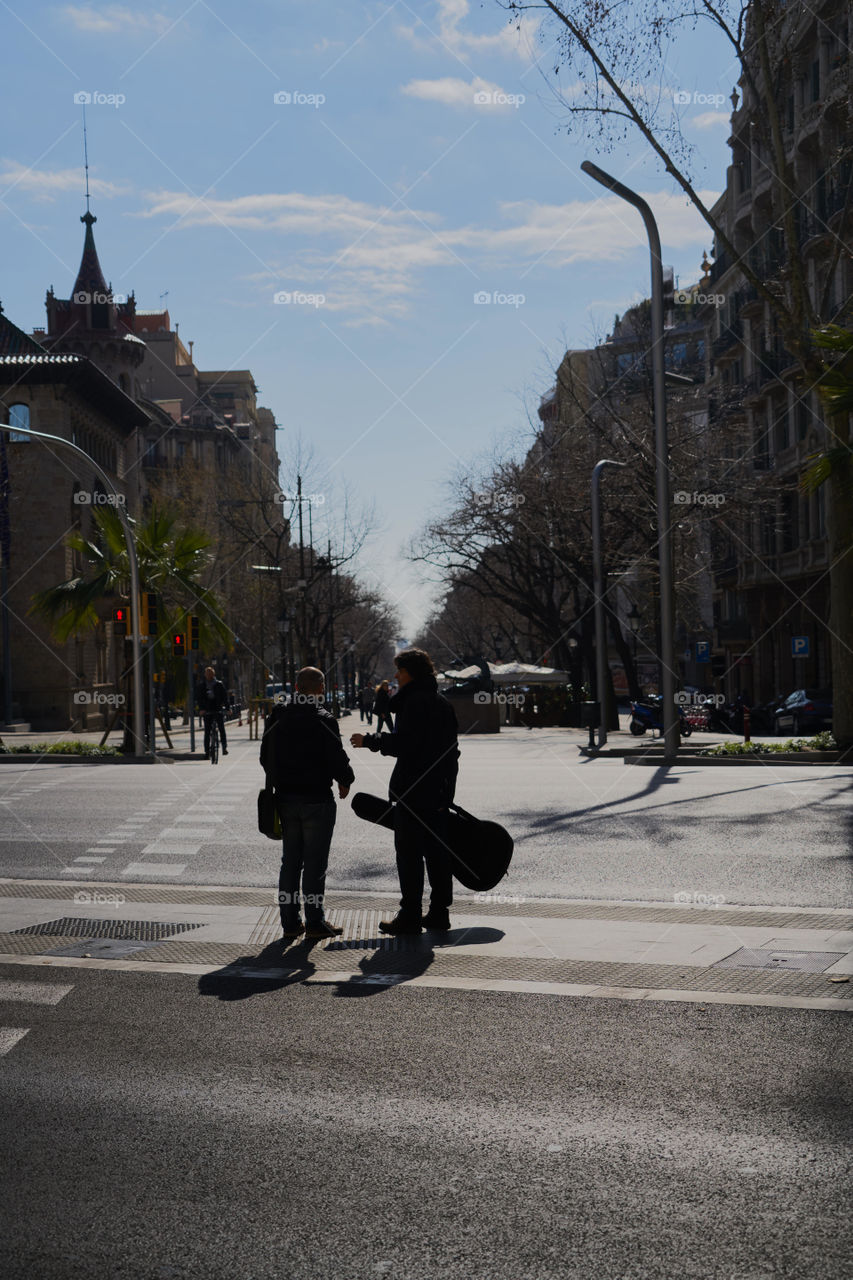 Camino a la Rambla Catalunya