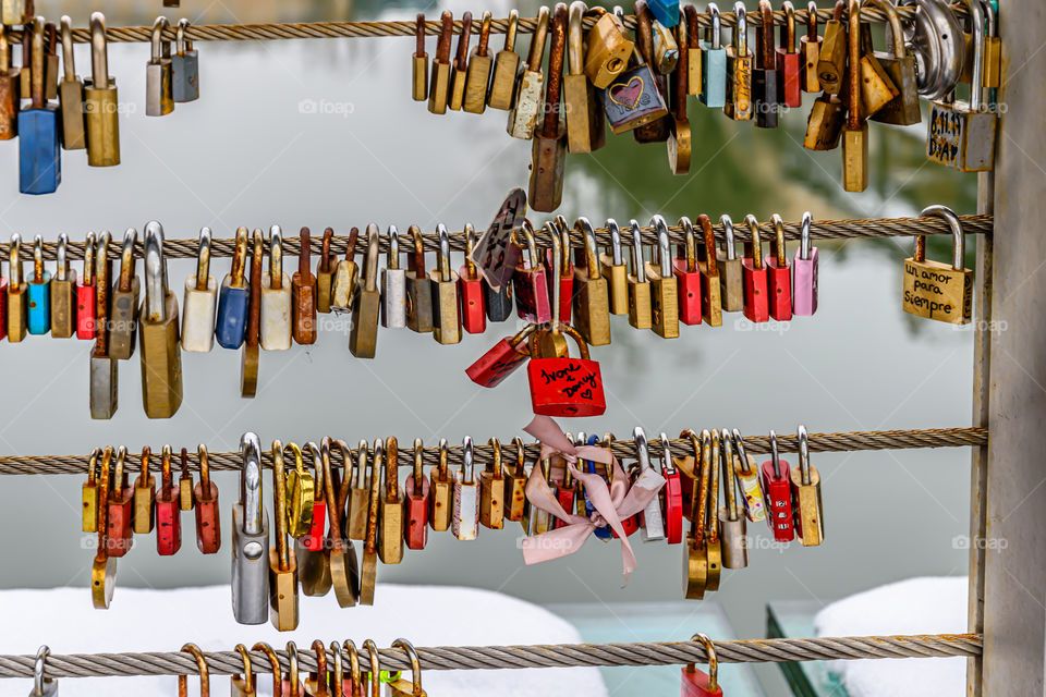 Love padlocks