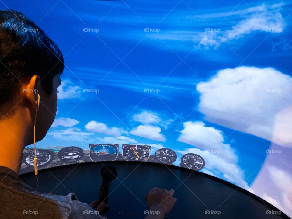 Game flight simulator