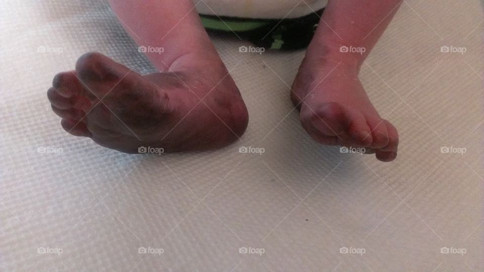 Inked Newborn Feet