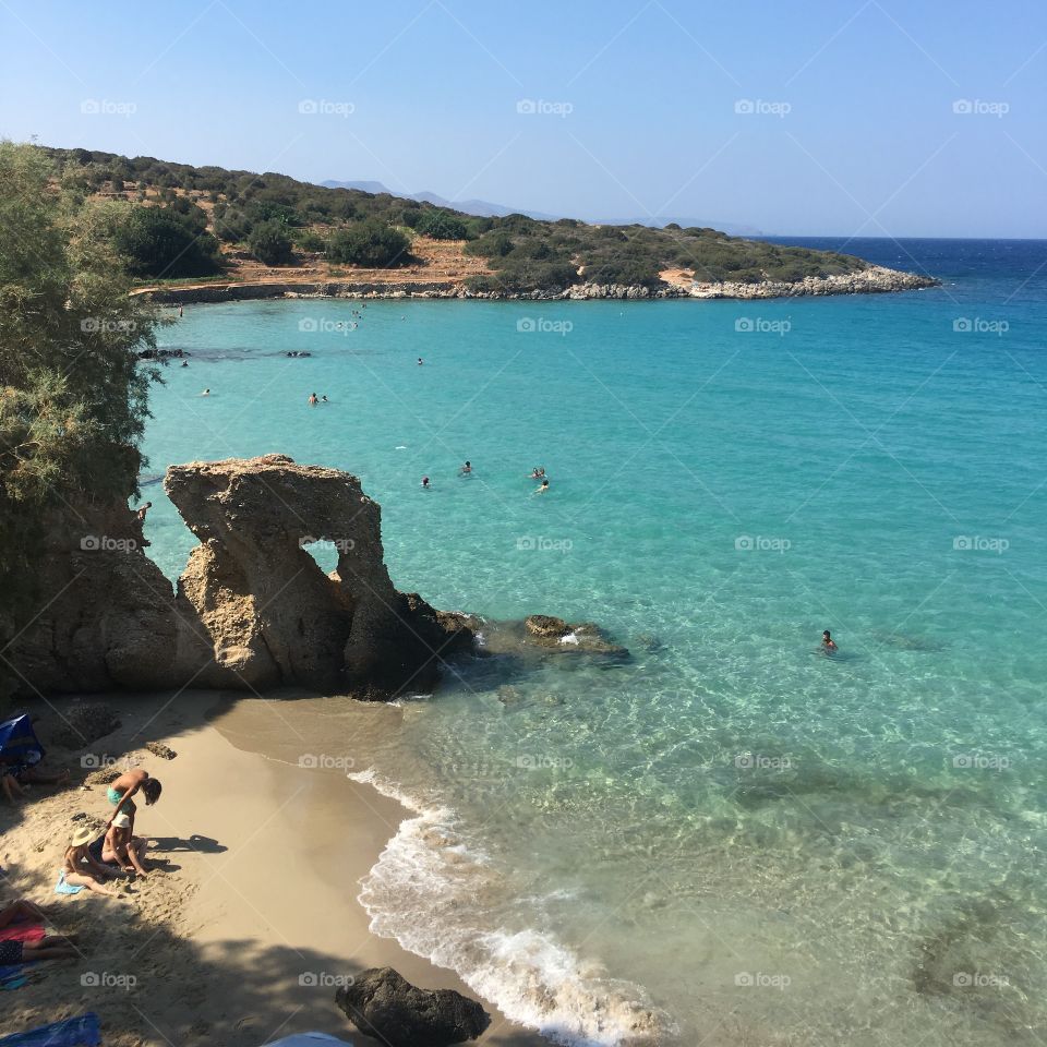 Golden beach Crete 