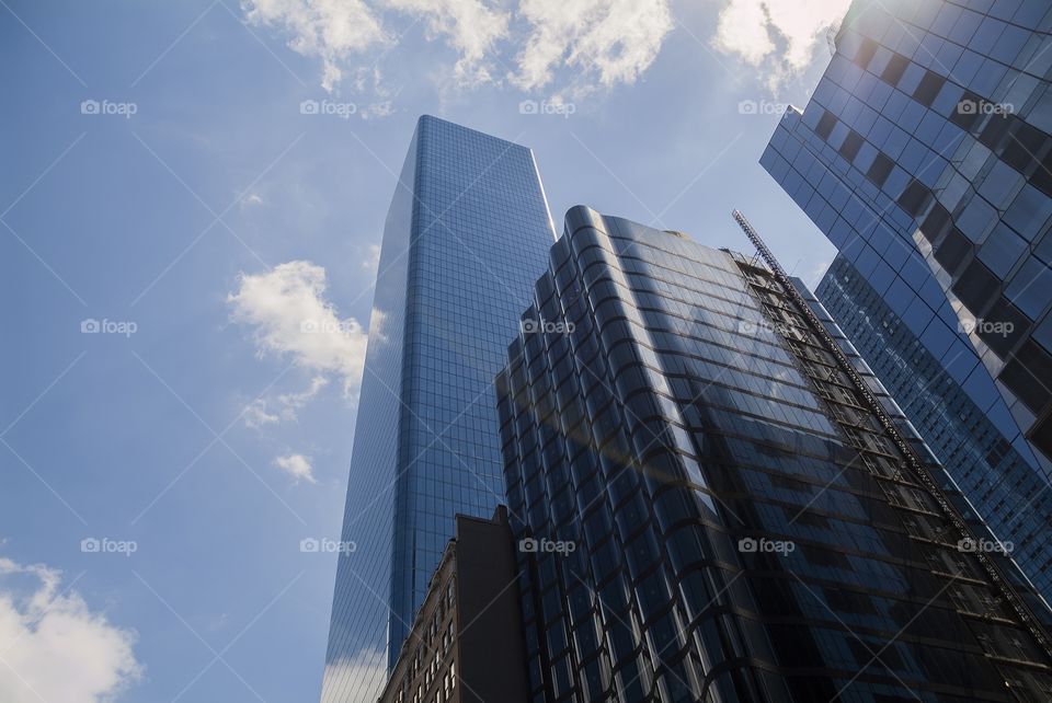 Skyscrapers of the new modern day in New York city are as big and beautiful as their predecessors.