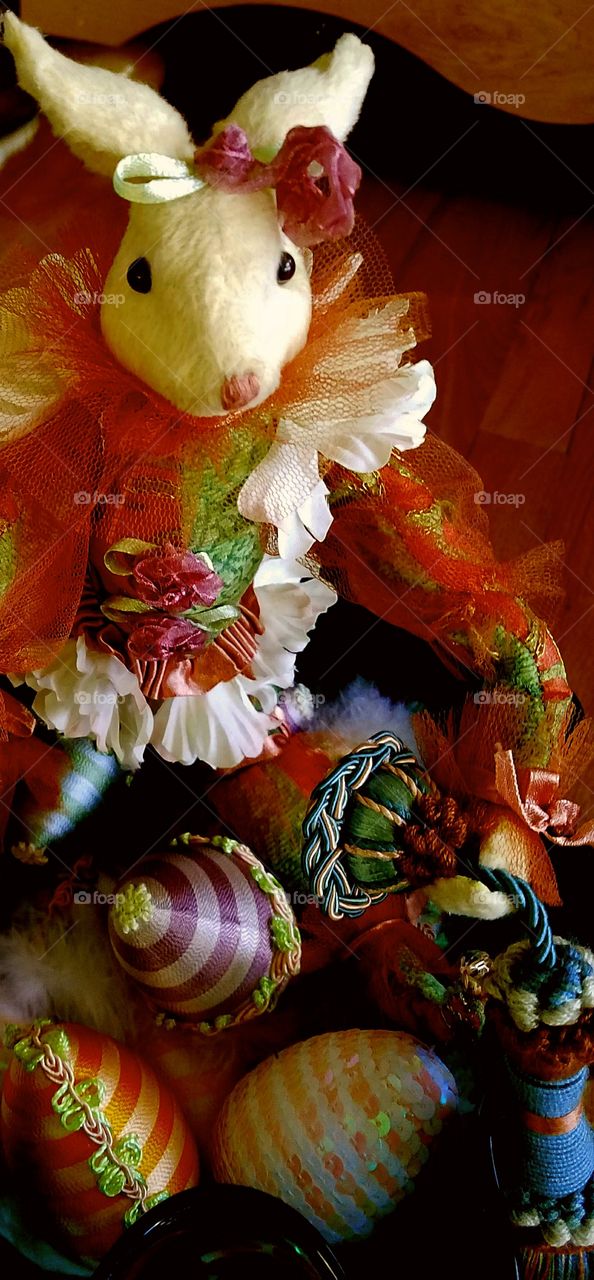 Easter Bunny and Easter eggs