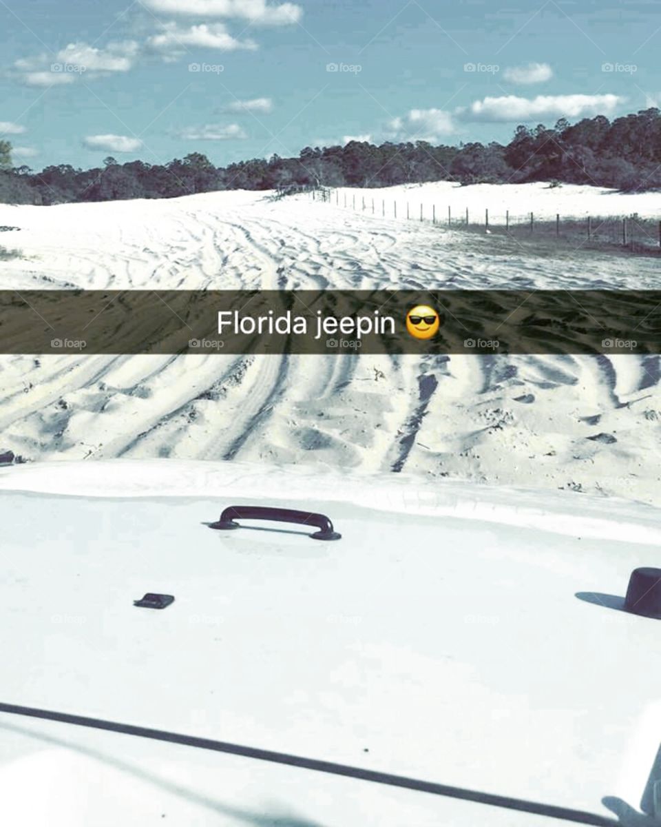 This is the snow in the south