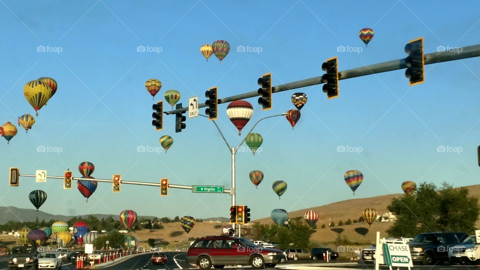 Transportation System, Sky, Balloon, Travel, No Person