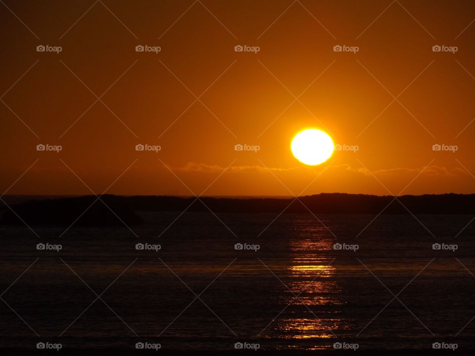 Dramatic sky during sunset