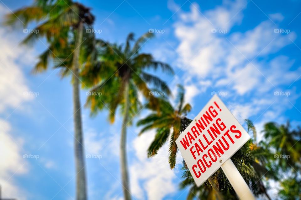 Hawaiian Warning Sign