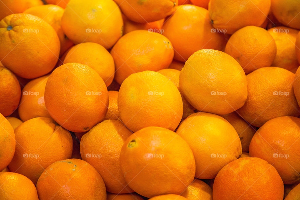 Full frame shot of oranges