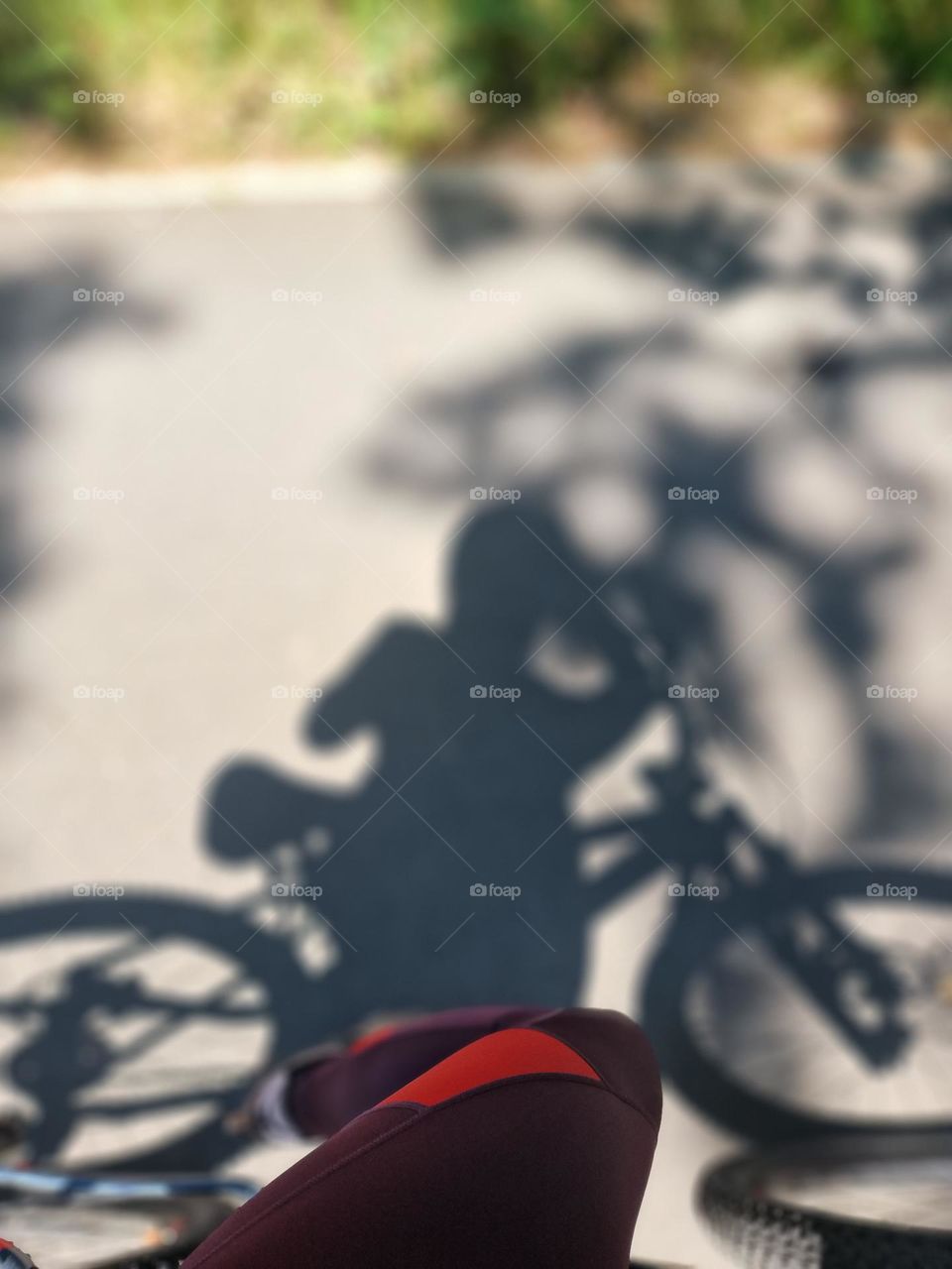 bicycle shadow