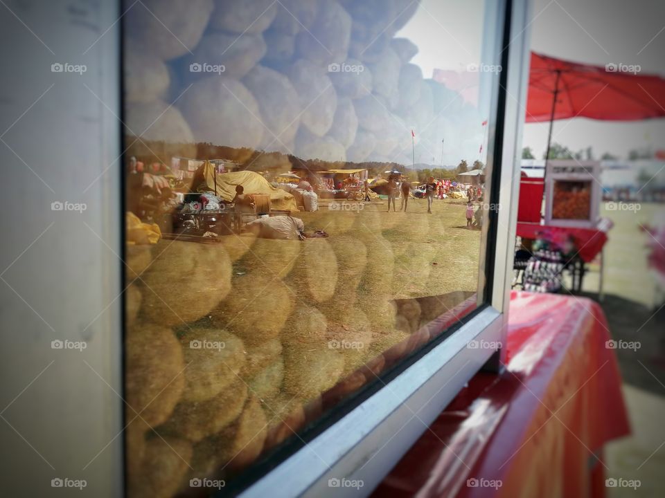 FAMOUS  Indian Panipuri stall. Famous Indian street snacks or street food. IT CONSIST Of rounded hollwo puri, deep-fried crispy field with tamarind chutney, chilli chaat masala, potato, onions, chickpeas.