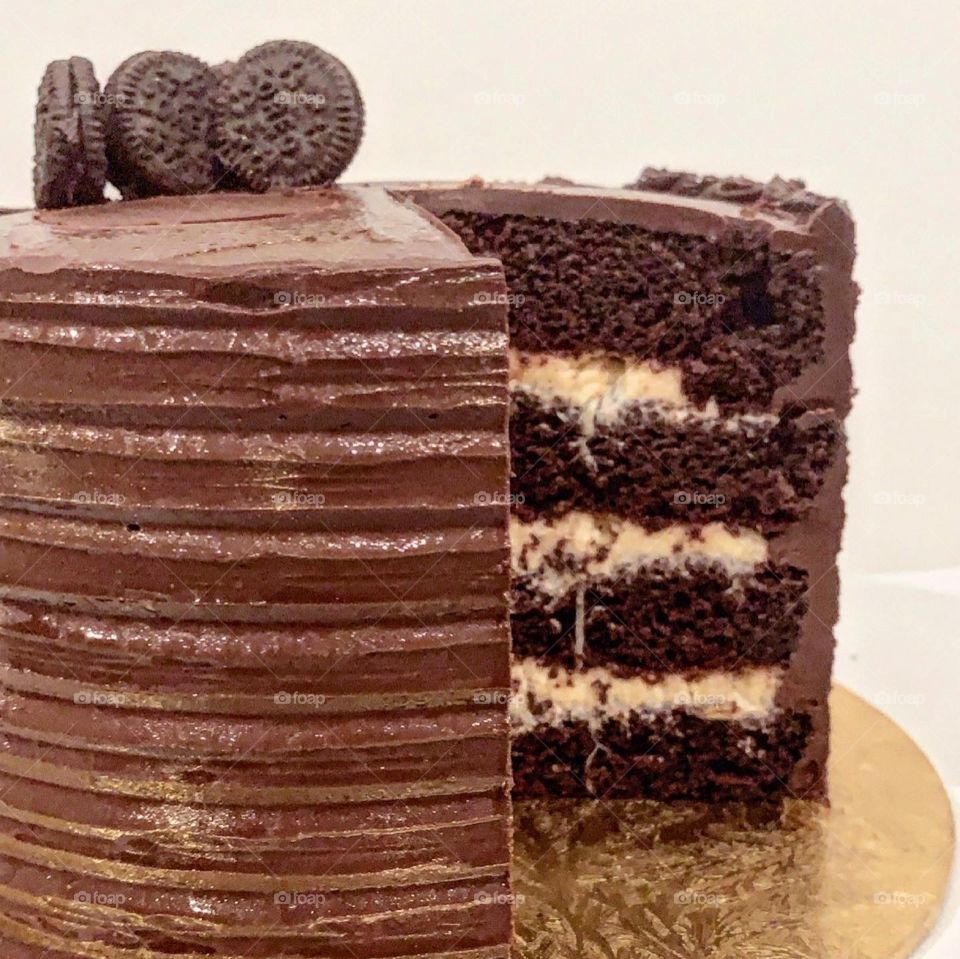 Belgian chocolate ganache D24 durian birthday cake for 5 year old boy celebration 