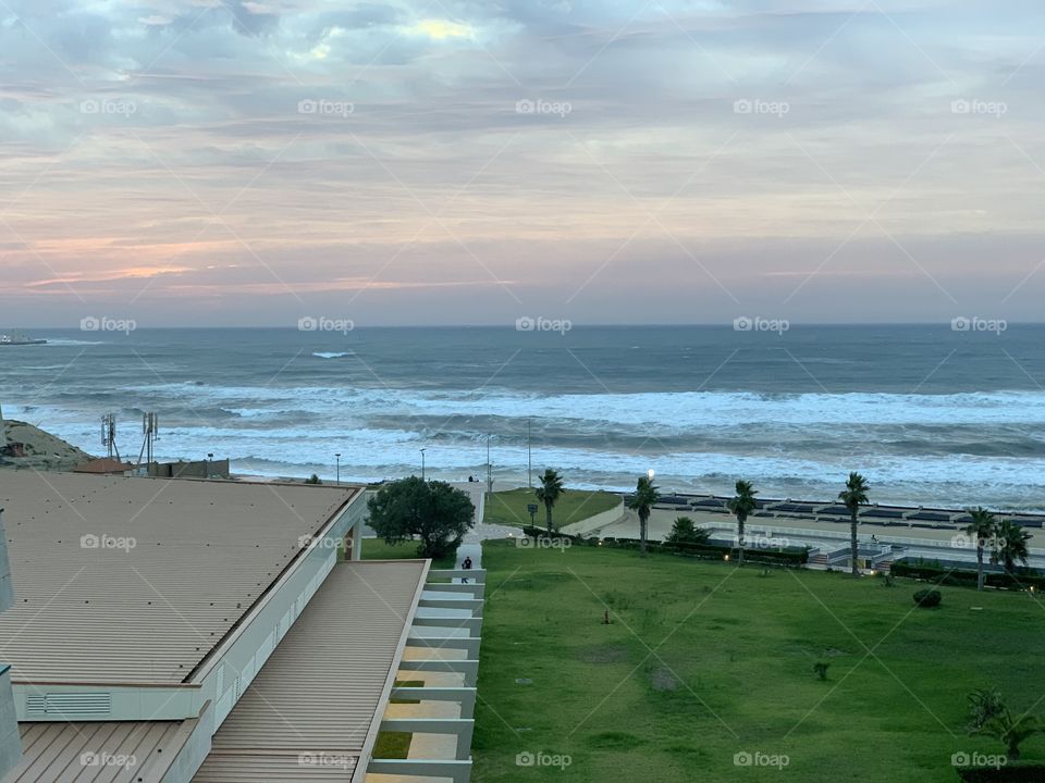 Beautiful landscape, horizon, by the sea