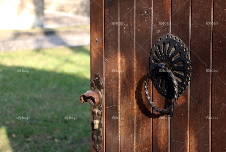 Wood, No Person, Door, Gate, Handle