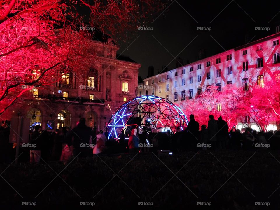 Festival of lights, Lyon, France