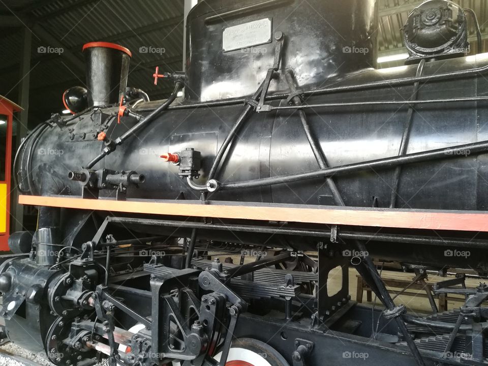 Last Lithuanian steam locomotive in Anykščiai.