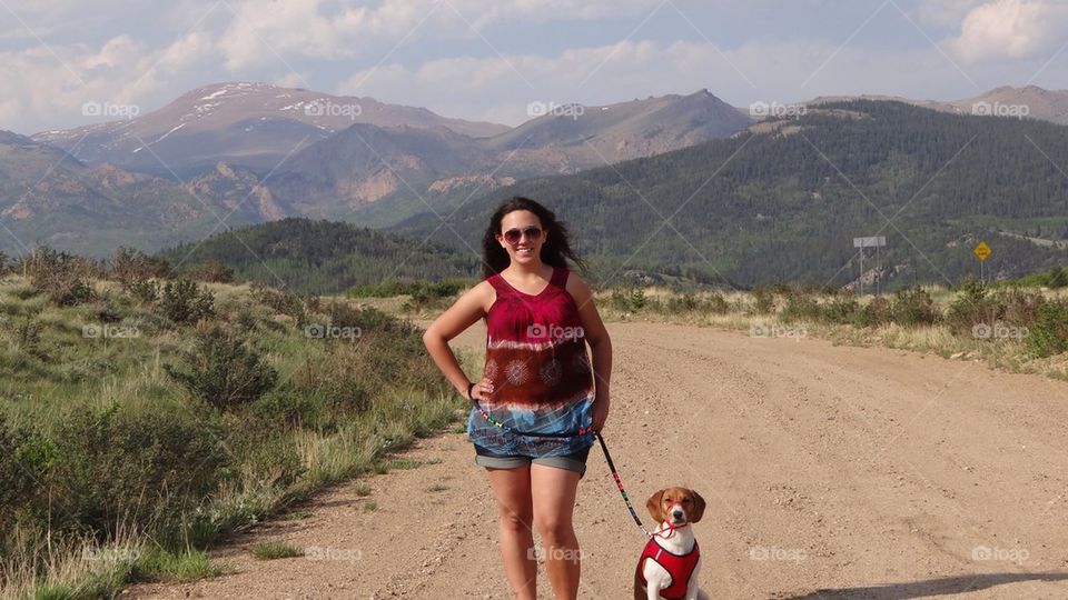 Brit and Ellie in Victor colorado