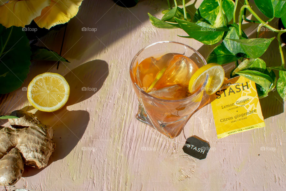 Stash ice tea in summer