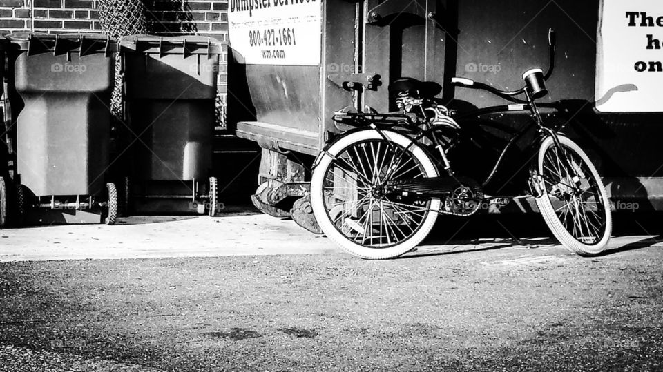 bike resting dump