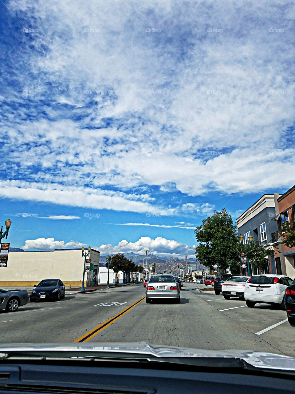 Main street in small town America