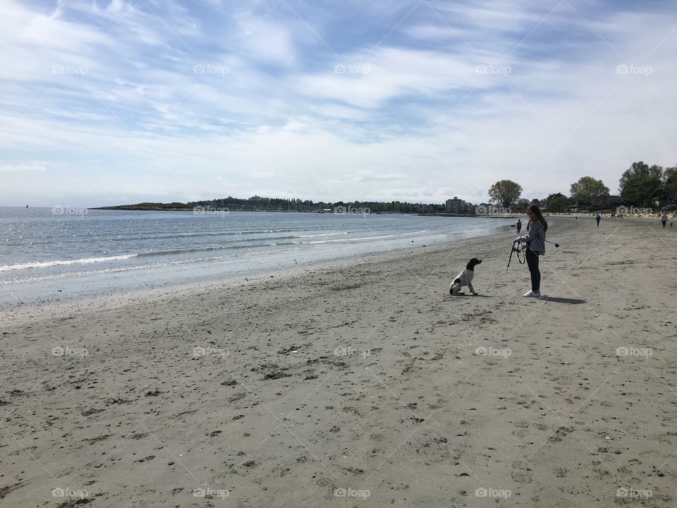 Enjoying the beach