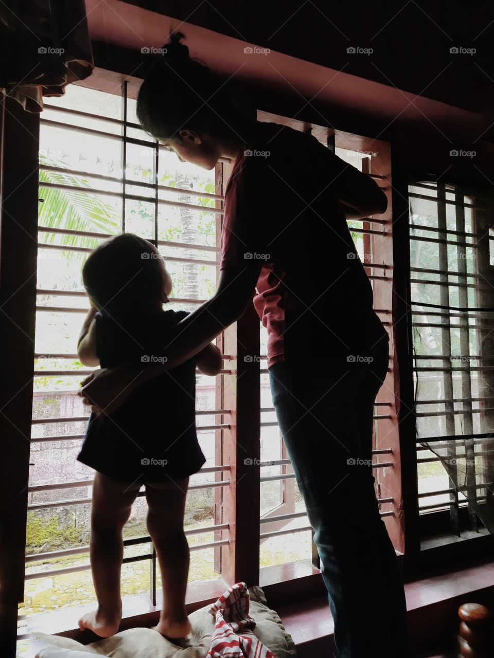 Baby talks with nephew ❤