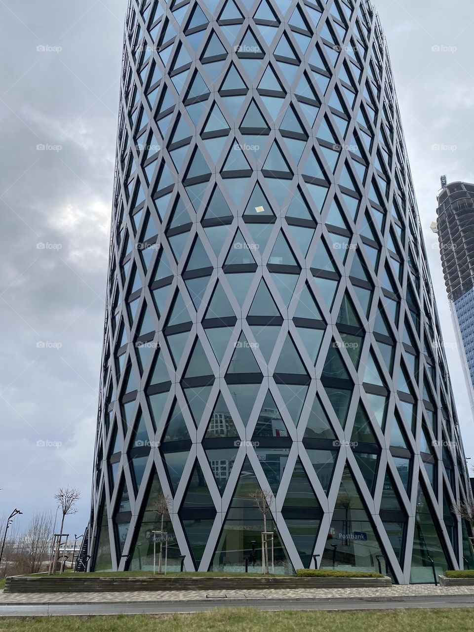 Facade of modern building 