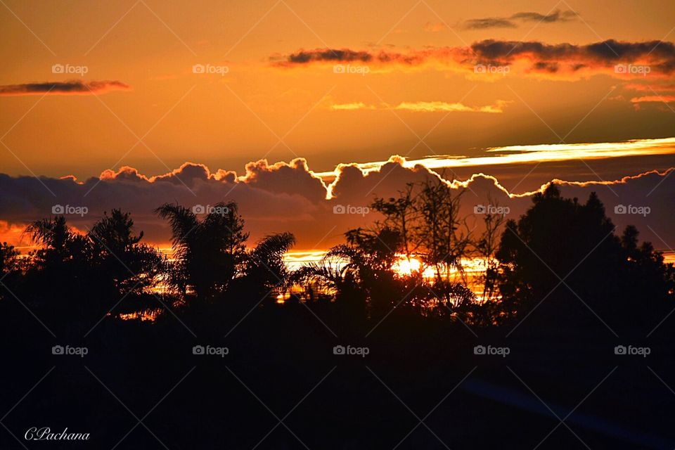 Sunset clouds