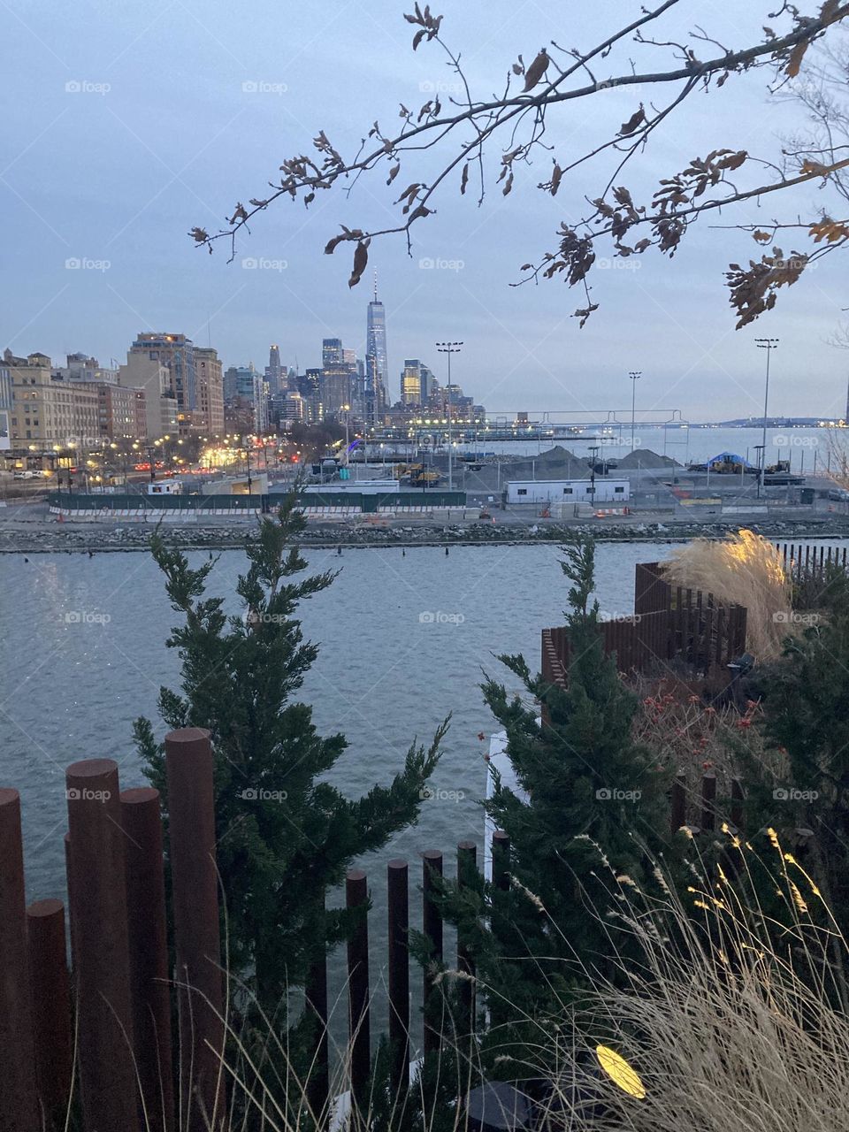 Beautiful view of Little Island in New York