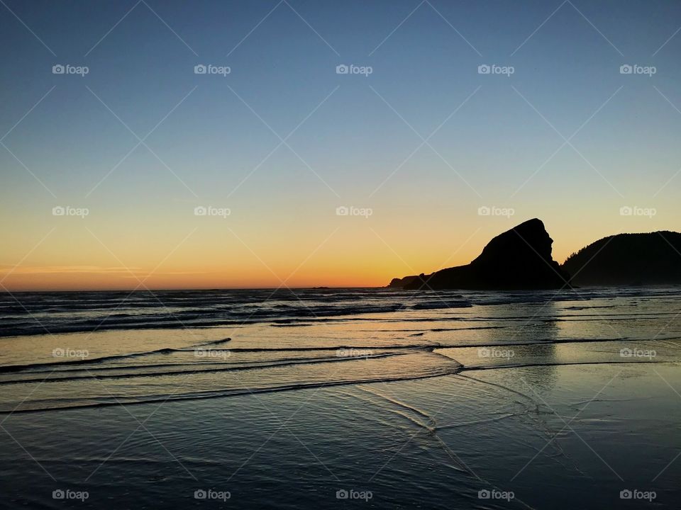 Sunset on the Oregon Coast