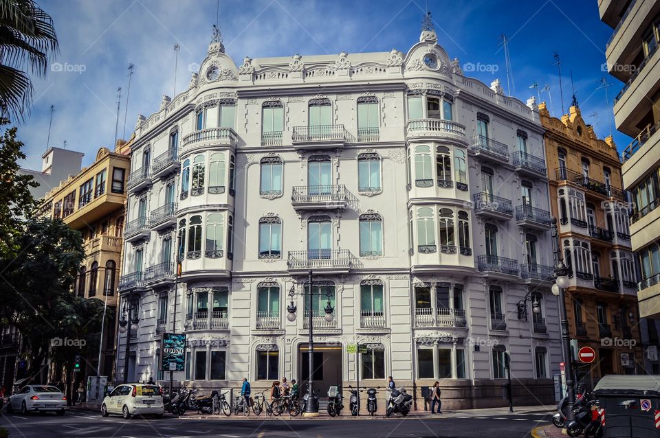 Edificio aguas de valencia, spain