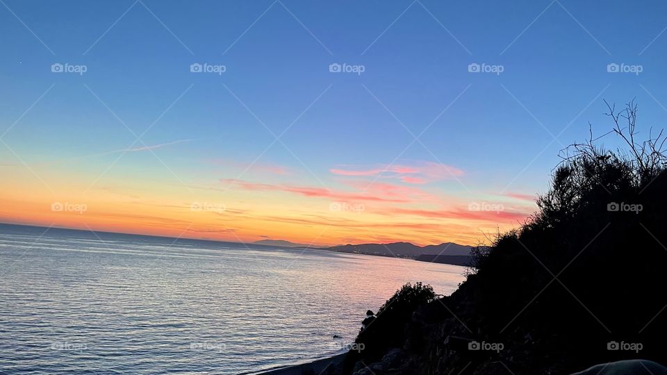 A nice Sunset in Málaga 