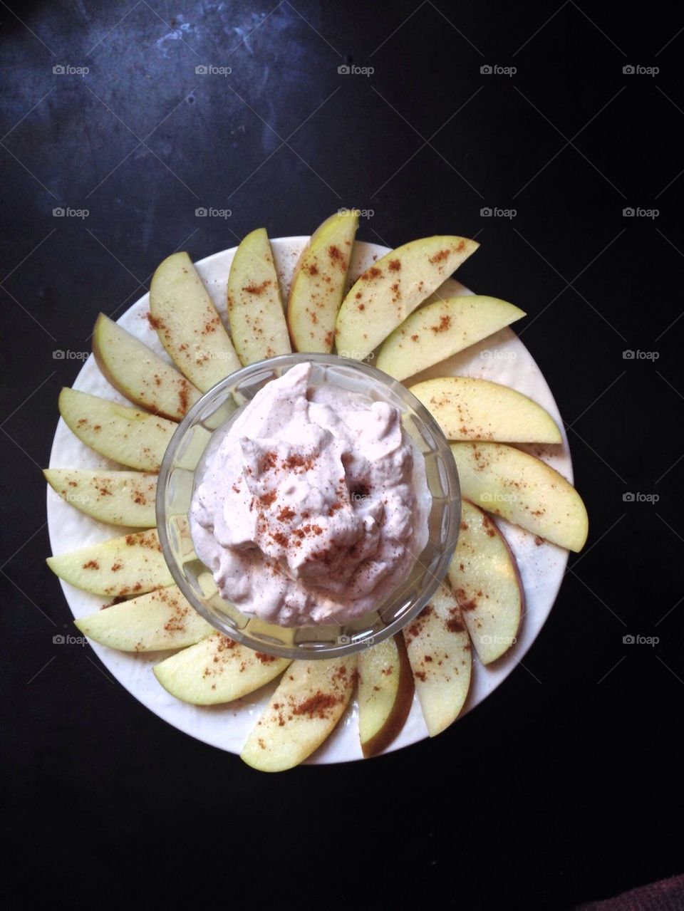 Apple and Cinnamon Coconut Whipped Cream