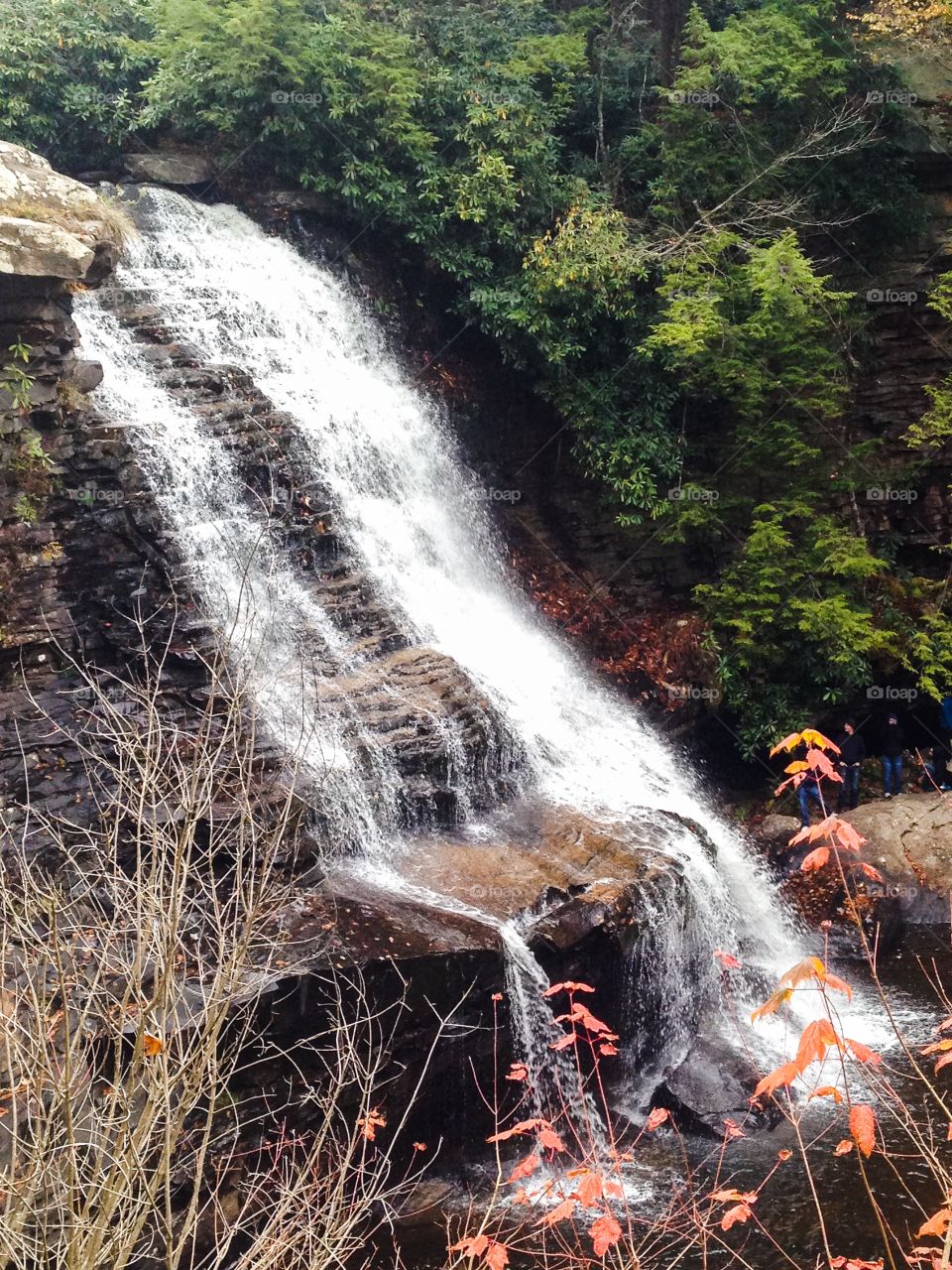 Waterfall in Autumn