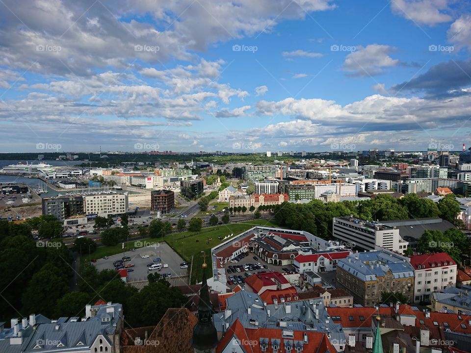 Cityscape Tallinn Estonia