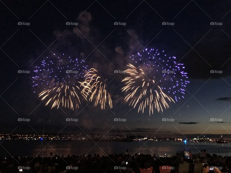 Light festival in Vancouver 