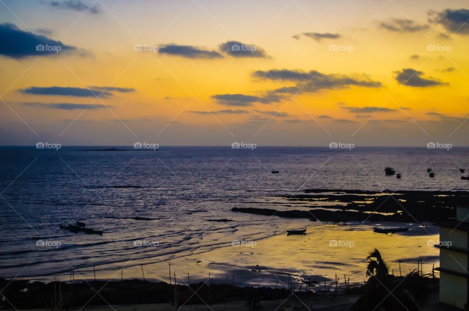 Beach sunset