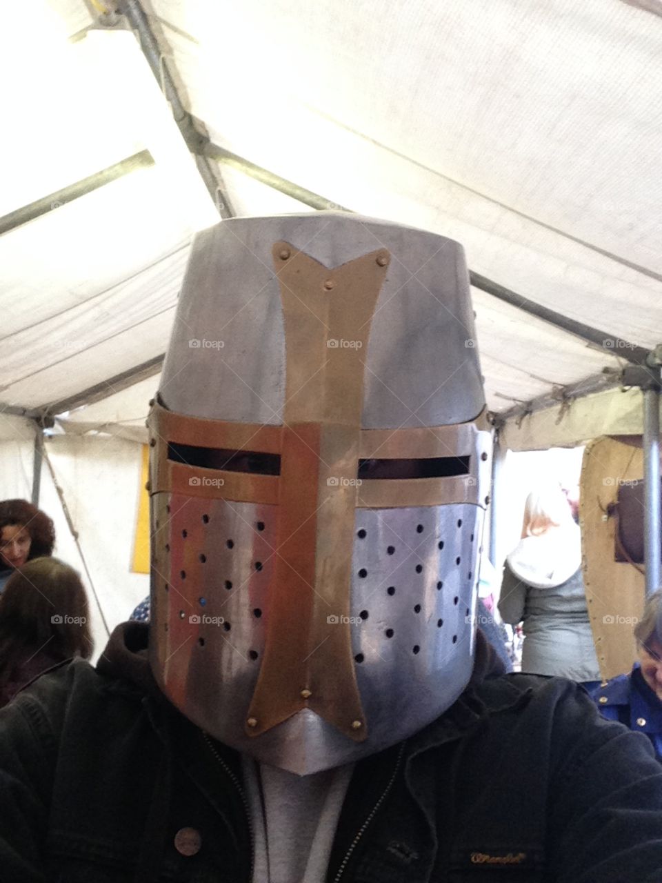 Knight helmet 