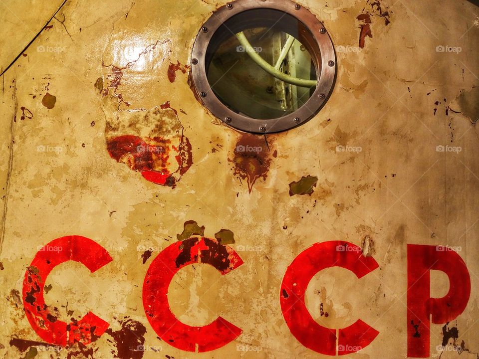 Russian Soyuz Spacecraft. Vintage Soviet Spacecraft
