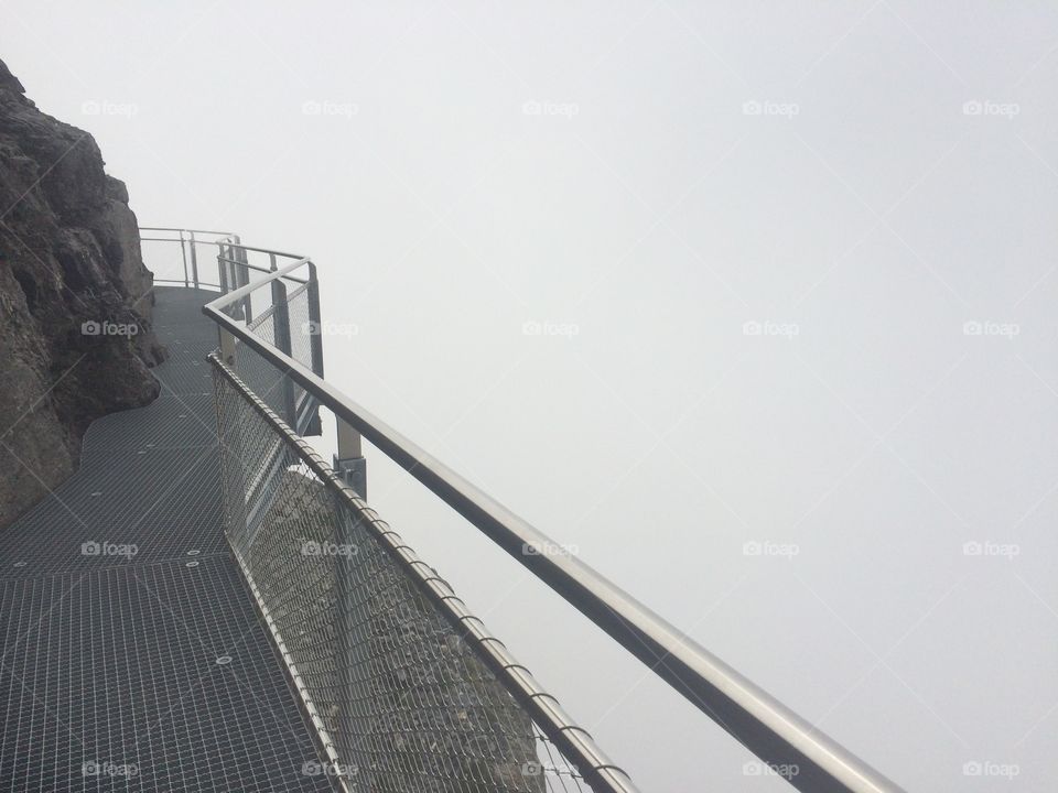 Swiss Alps Mountain mist