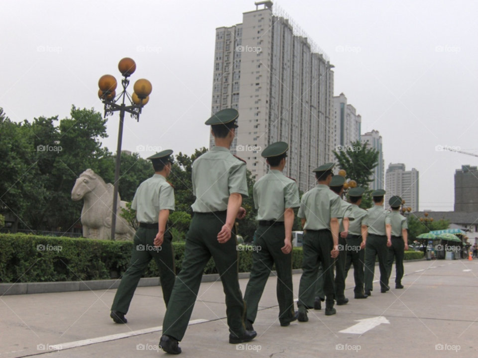 street china line police by Amy