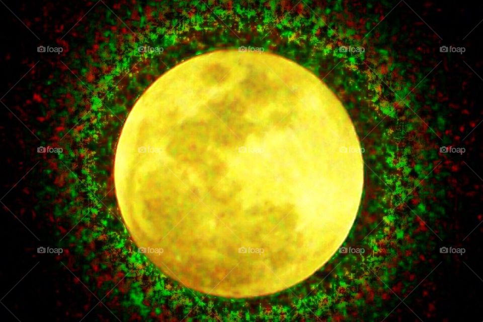 Moon in a different Color