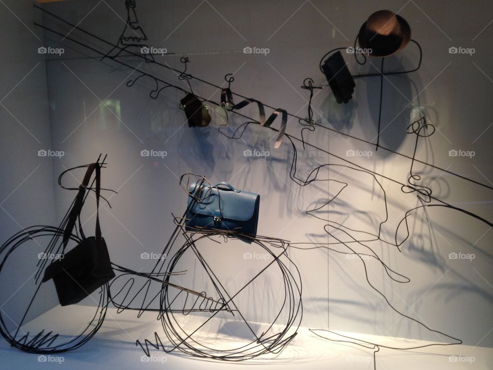 Window display at Hèrmes Bond Street. London