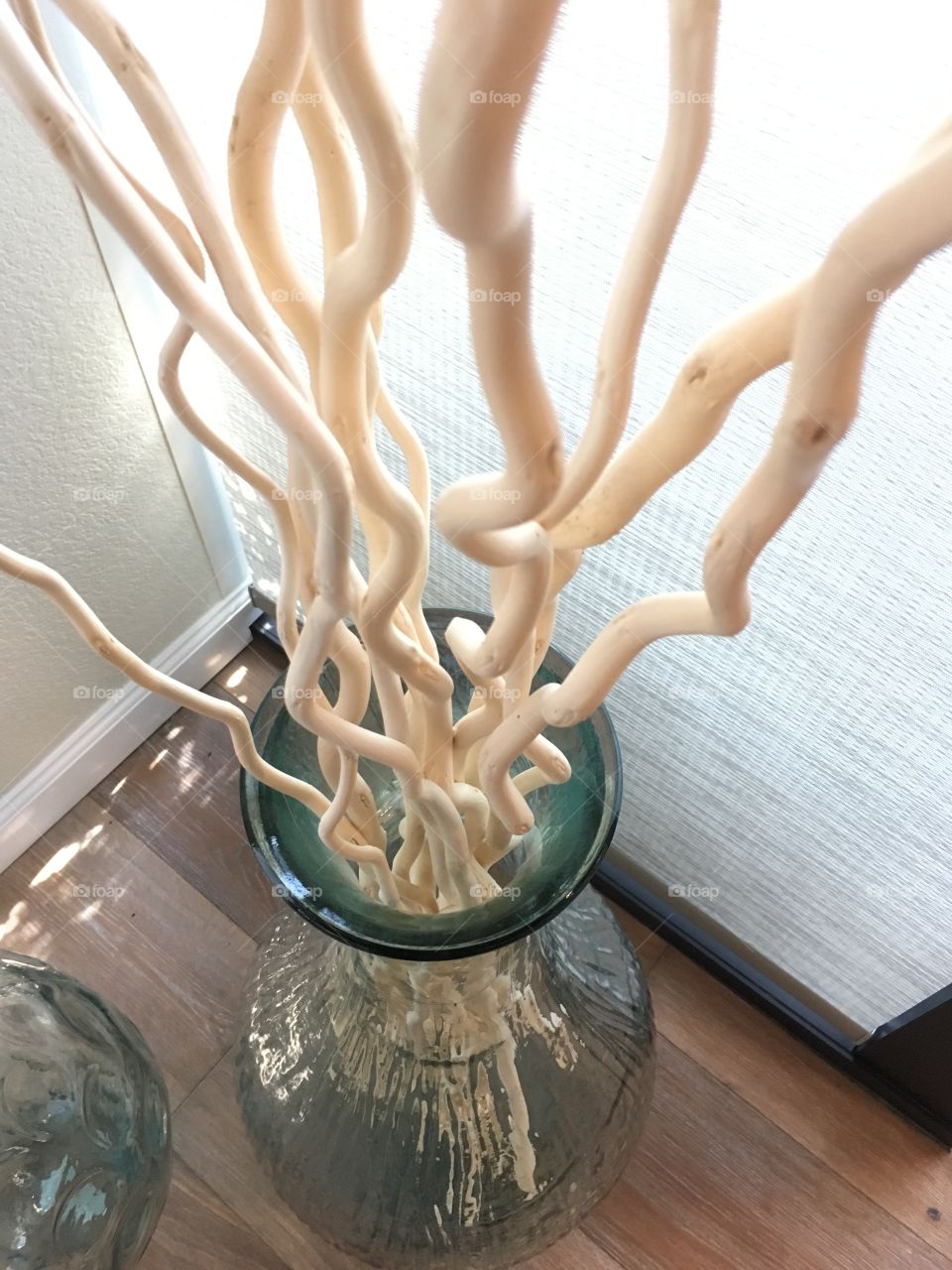Decorative branches for glass vase 